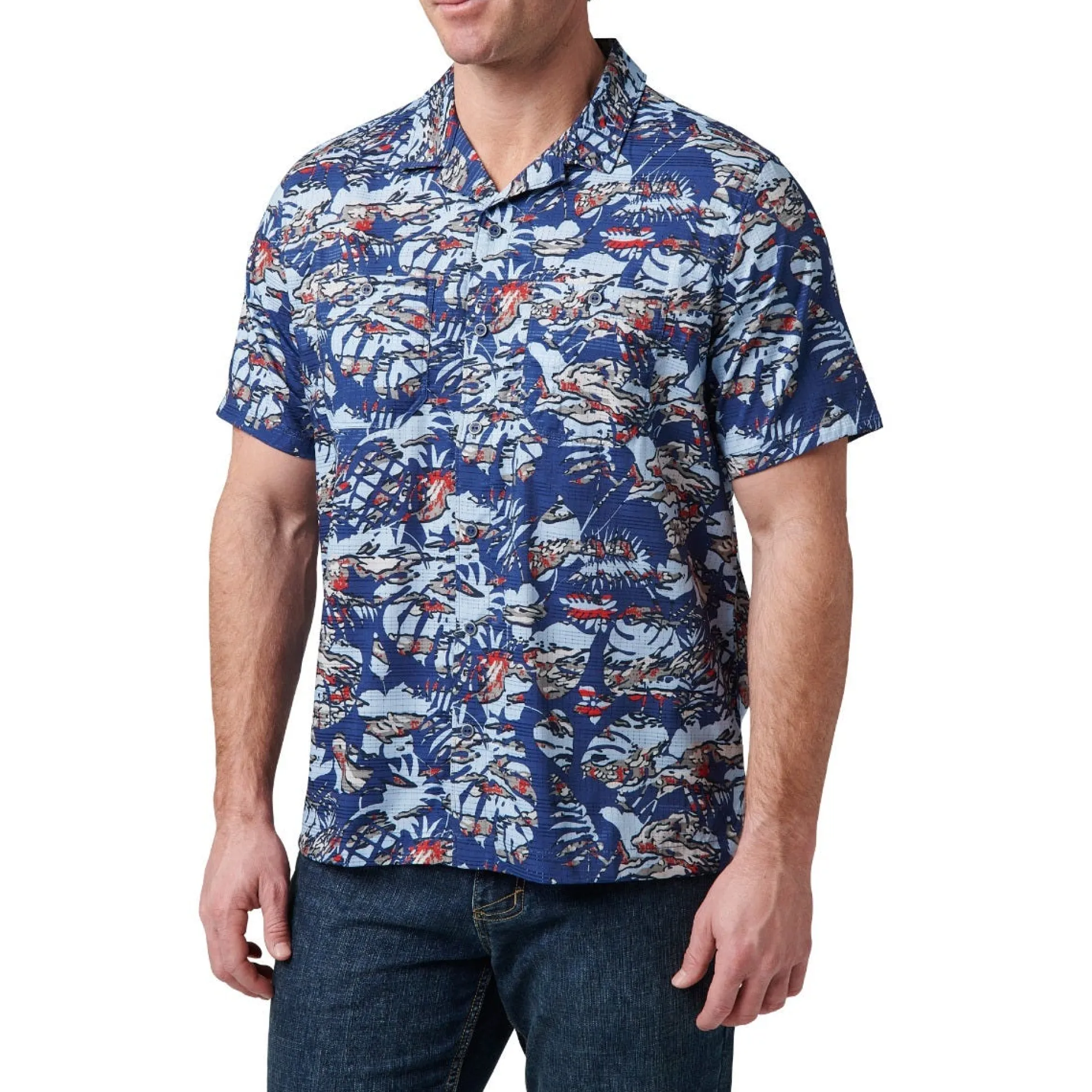 Adventure Print Short Sleeve Shirt
