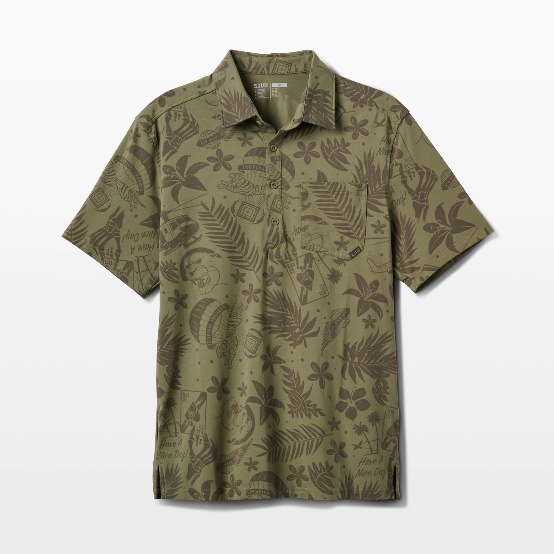 Elevate Print Short Sleeve Polo