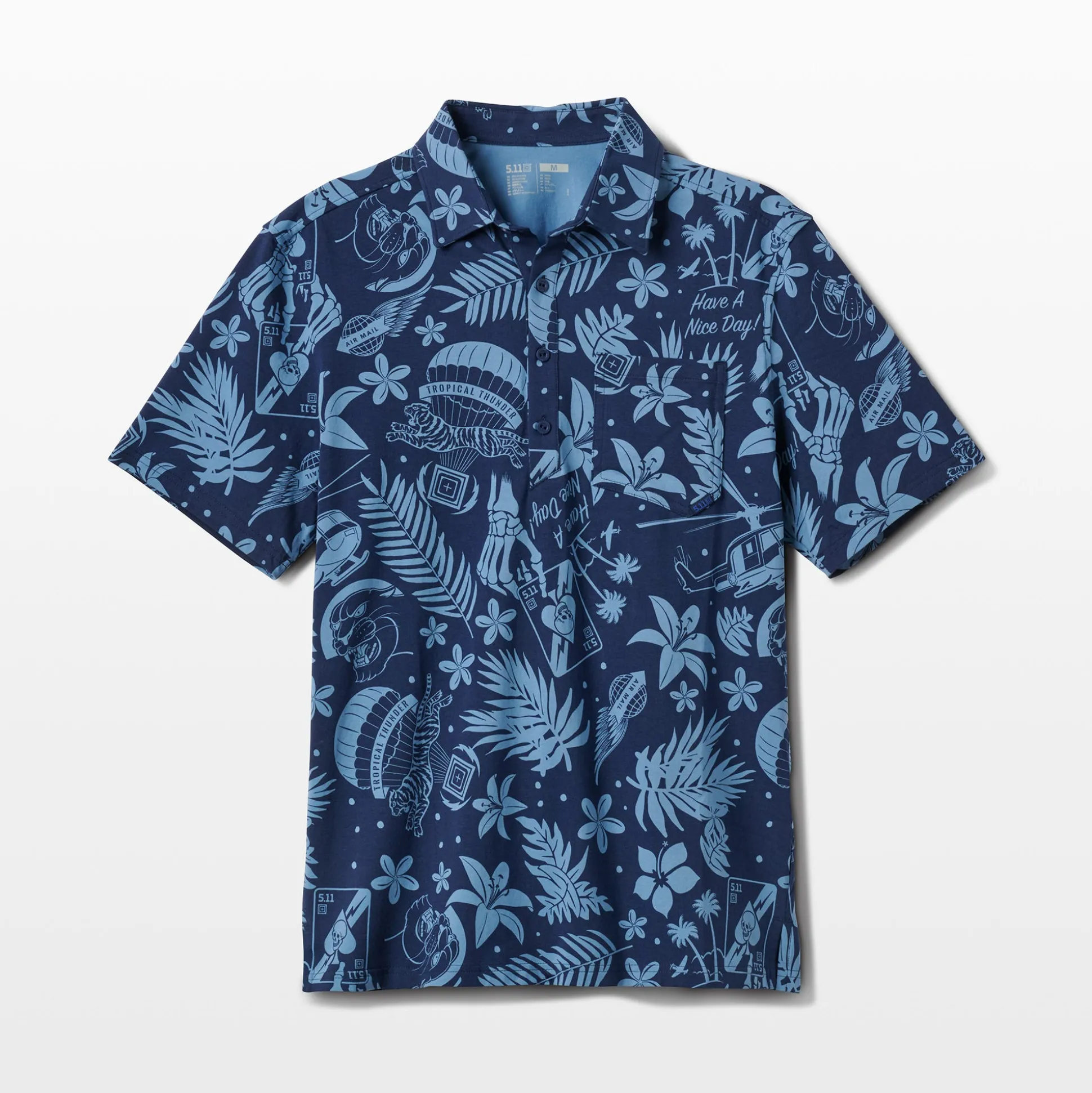 Elevate Print Short Sleeve Polo