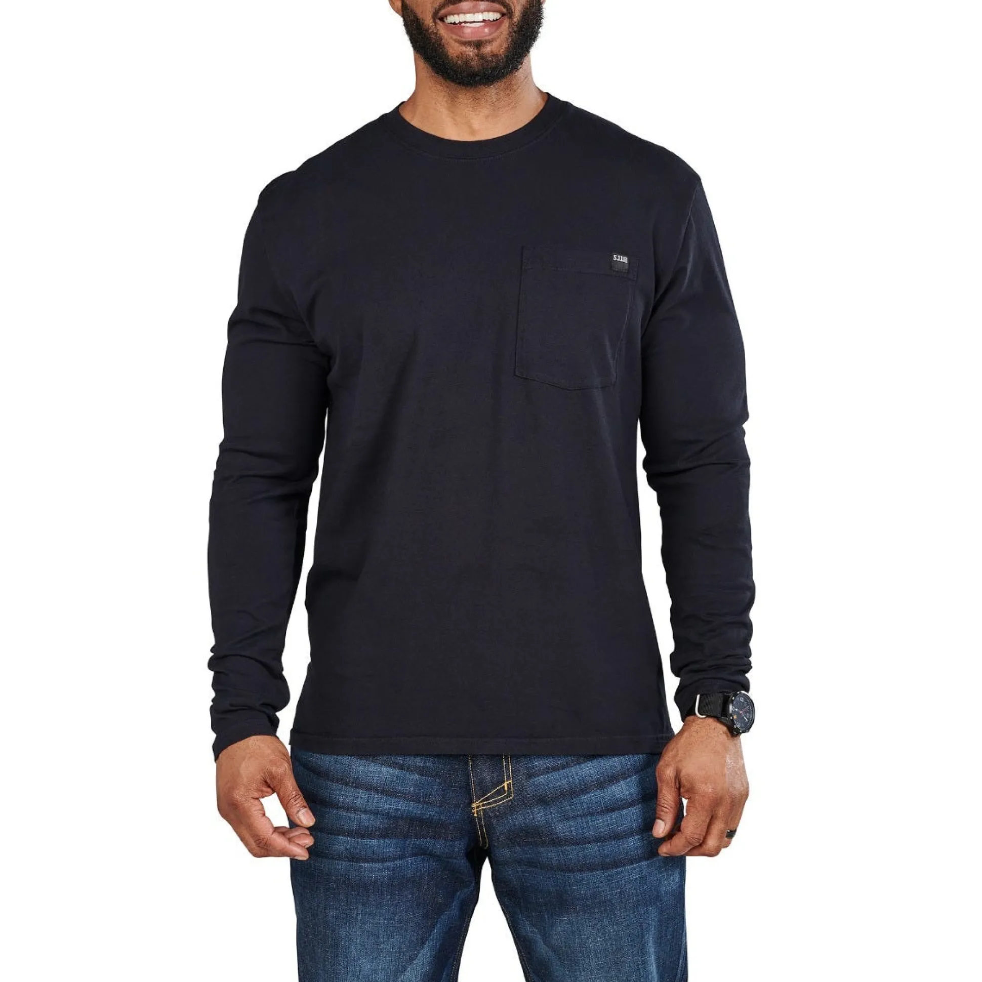 Elite Long Sleeve Pocket Tee