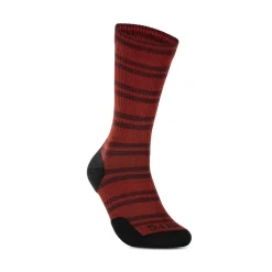 Sock & Awe Crew Stripe Red
