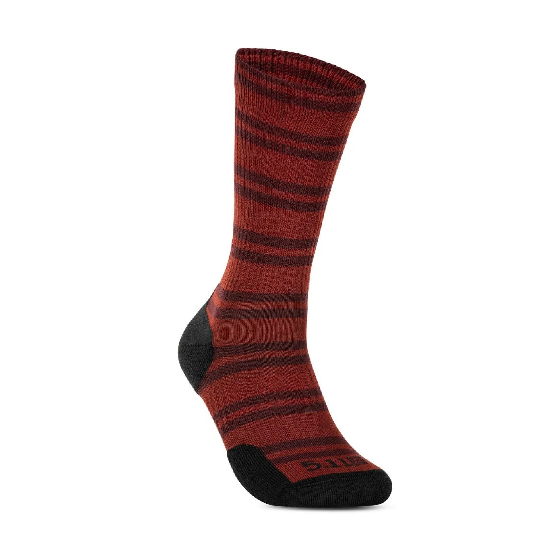 Sock & Awe Crew Stripe Red